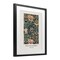 Stupell Industries William Morris Honeysuckle Pattern Black Framed Print Under Glass, design by Vintage Hustle